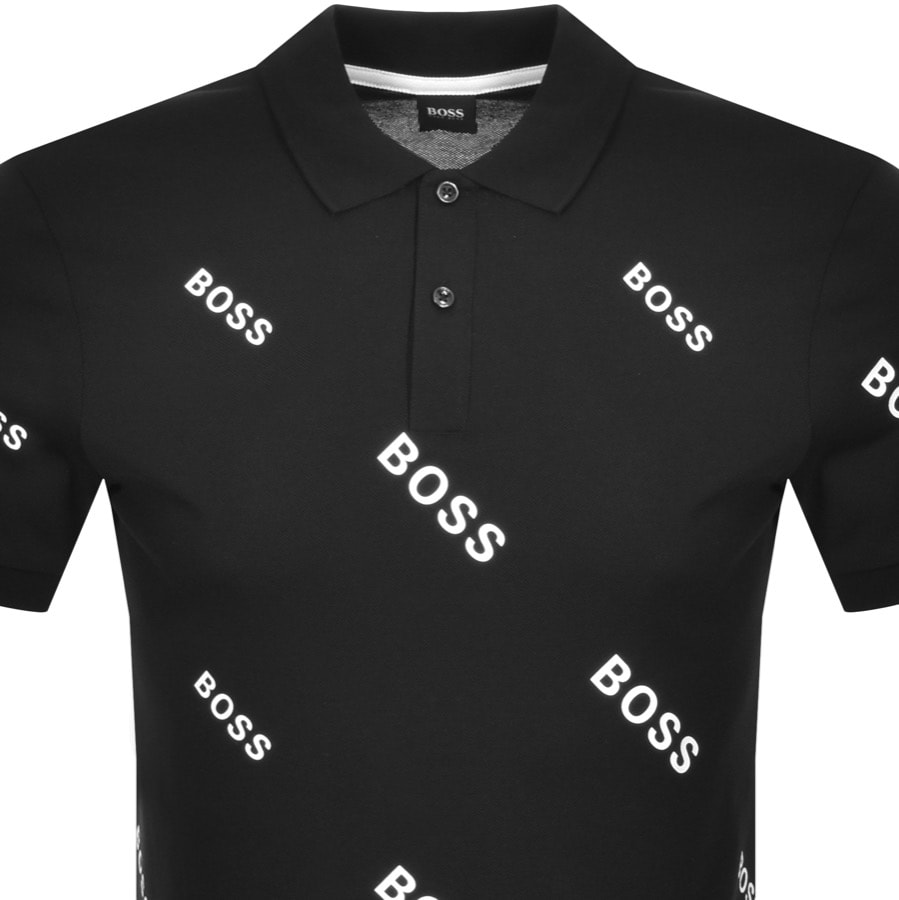 Alternative Image for ProductBOSS Phillipson Logo Polo T Shirt Black2